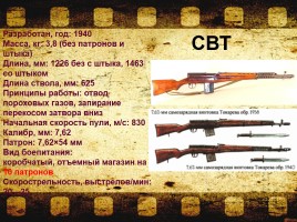 Стрелковое оружие советской и немецкой армии времен Великой Отечественной войны, слайд 22