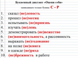 Урок русского языка 6 класс «НЕ с существительными», слайд 12