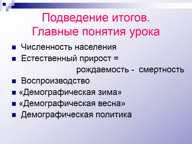 Численность и воспроизводство населения мира презентация 10 класс