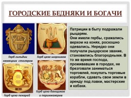 История Средних веков 6 класс «Горожане и их образ жизни», слайд 7