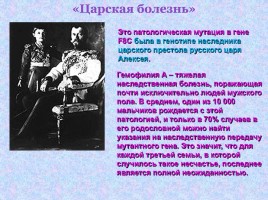 Урок биологии в 10 классе «Генетика пола - Наследование, сцепленное с полом», слайд 12