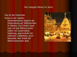 Урок немецкого языка «Weihnachten» (рекомендуется использовать на уроке во 2-й четверти, перед Рождеством), слайд 2
