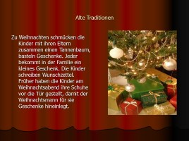 Урок немецкого языка «Weihnachten» (рекомендуется использовать на уроке во 2-й четверти, перед Рождеством), слайд 4
