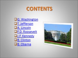 Урок английского языка в 6 классе «Президенты США», слайд 3