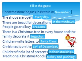 Рождество в Англии - Christmas in England (на английском языке), слайд 10