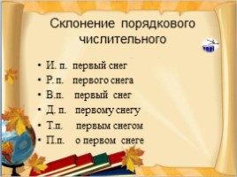 Урок русского языка в 6 классе «Порядковые числительные», слайд 7