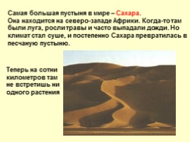 Пустыни (характеристика зоны пустынь России), слайд 35