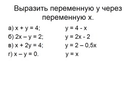 Система линейных уравнений с двумя переменными, слайд 16