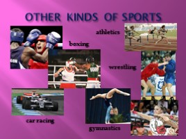 Виды спорта (на английском языке), слайд 8