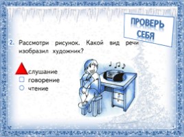 Русский язык 1 класс - Урок 1 «Язык как средство общения - Порядок действий при списывании», слайд 13