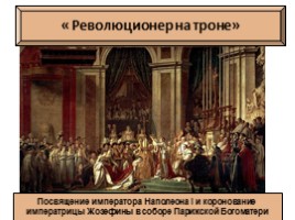 История Нового времени 8 класс «Консульство и образование наполеоновской империи», слайд 13