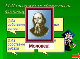 Литературная викторина по сказкам М.Е. Салтыкова-Щедрина «Как один мужик двух генералов прокормил», «Дикий помещик», слайд 13