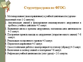 Современный урок в соответствии с требованиями ФГОС, слайд 11