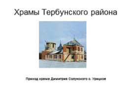 Храмы Тербунского района, слайд 14