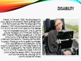 Стивен Хокинг - Stephen William Hawking (на английском языке), слайд 4