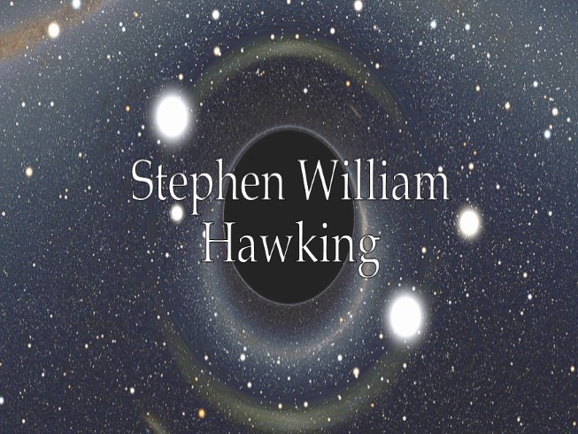 Стивен Хокинг - Stephen William Hawking (на английском языке)