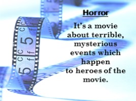 Movie Genres (описание жанров кино на английском языке с примерами фильмов), слайд 9