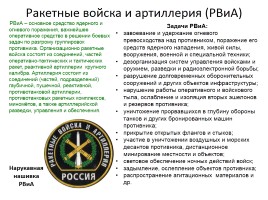 Организационная структура Вооруженных сил РФ - Виды Вооруженных сил и рода войск, слайд 26