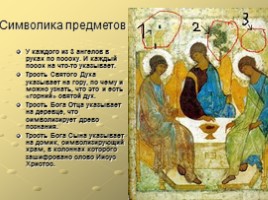 Икона «Троица» Андрея Рублева, слайд 5