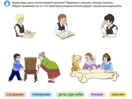 Русский язык 1 класс - Урок 1 «Наша речь», слайд 17