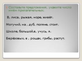 Русский язык 2 класс «Имя прилагательное», слайд 12