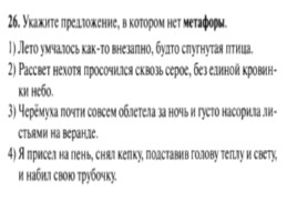 Для подготовки к ОГЭ по русскому языку 9 класс - Задание 3 «Средства выразительности», слайд 27