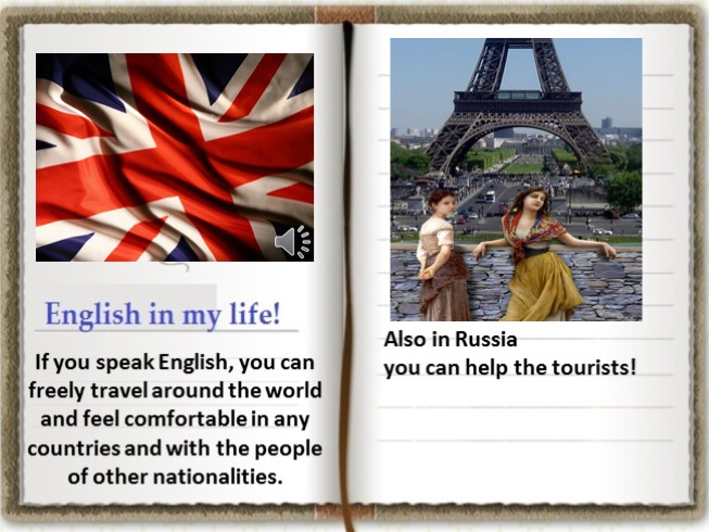 Презентация english in my life