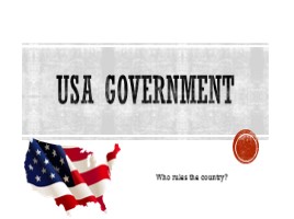 USA Government, слайд 1