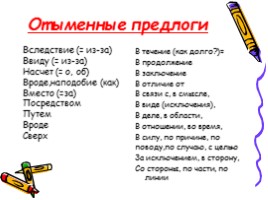 Русский язык 7 класс «Слитное и раздельное написание производных отымённых предлогов», слайд 11