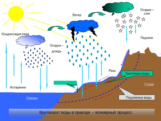 Вода в природе презентация 8 класс