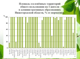 Влияние зелёных насаждений на окружающую среду Нижегородской области, слайд 34