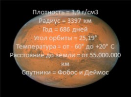 Марс - загадочная планета солнечной системы, слайд 2