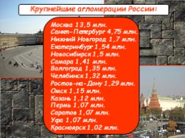 Городское и сельское население - Урбанизация - Городские агломерации, слайд 14