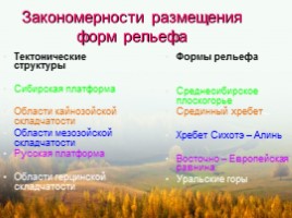 Рельеф территории России, слайд 6