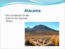 Das Sudamerika - Южная Америка (на немецком языке), слайд 8