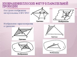 Урок по геометрии 10 класс «Изображение пространственных фигур на плоскости -
 Параллельное проектирование», слайд 9
