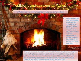 Traditions and customs of Wales, слайд 1