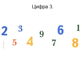 Цифра 3, слайд 1