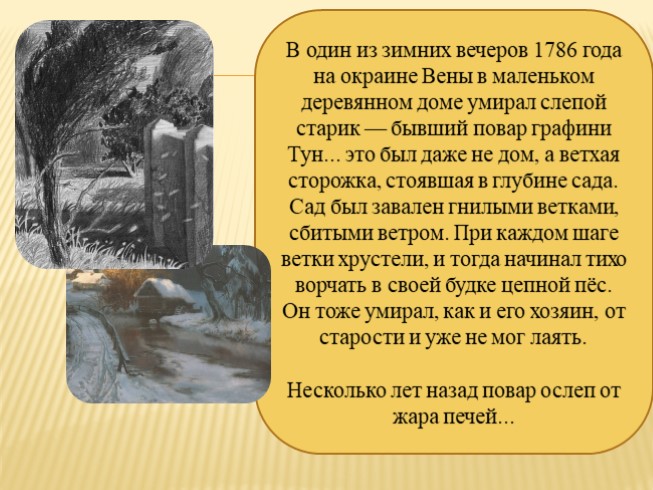 Старый повар кратчайшее содержание. Рассказ Паустовского старый повар. Рассказ Константина Паустовского старый повар. К. Паустовский старый повар презентация. В один из зимних вечеров 1786.