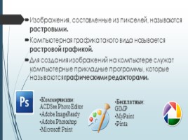 Основные понятия компьютерной графики (Горячев А.В. Информатика 7 класс), слайд 4