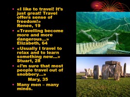 Why people travel, слайд 16