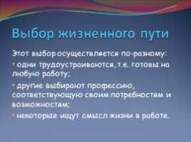 На пути к жизненному успеху, слайд 13