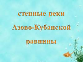 Виртуальная экскурсия «Разнообразие рек Краснодарского края», слайд 7