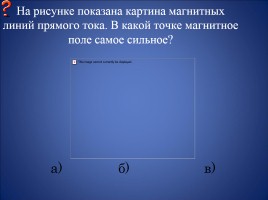 Магнитное поле и его графическое изображение - Неоднородное и однородное магнитное поле - Зависимость направления магнитных линий от направления тока в проводнике, слайд 44