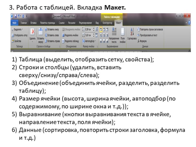 С объектами каких типов может работать текстовый редактор ms word