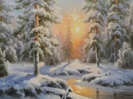 Зима в картинах русских художников, слайд 5