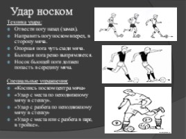 Обучение технике ударов по мячу в футболе, слайд 4