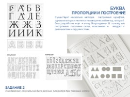 История развития искусства шрифта "Живая азбука", слайд 12
