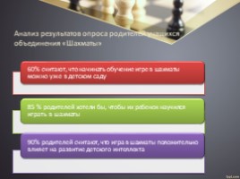 Технология обучения и методика проведения занятий в условиях реализации программы дополнительного образования «Шахматы», слайд 2