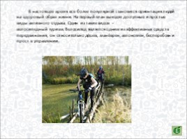 Велосипедные походы и безопасность туристов (6 класс), слайд 2